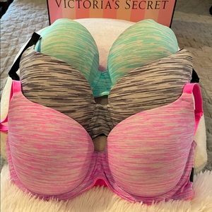 VS Pink Wear Everywhere Lightly Lined Bra 34 D